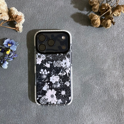 iPhoneケース 花柄クリアスマホケース ライトピンク｜やわらかく大人可愛いデザイン 耐衝撃 Flowery Dance | Kohii クッションカバー