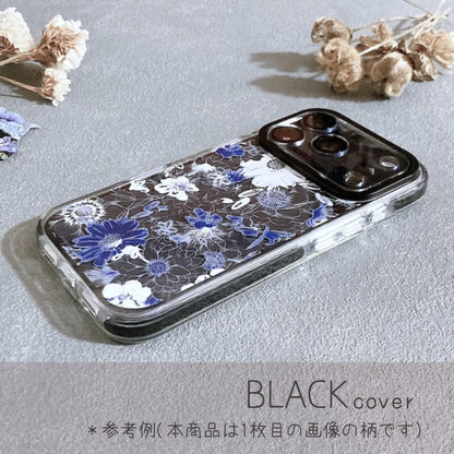 iPhoneケース 花柄クリアスマホケース ライトピンク｜やわらかく大人可愛いデザイン 耐衝撃 Flowery Dance | Kohii クッションカバー